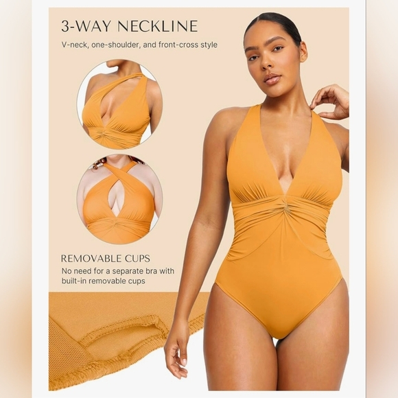 SHAPELLX Women's One Piece Swimsuit #882 - Picture 7 of 14